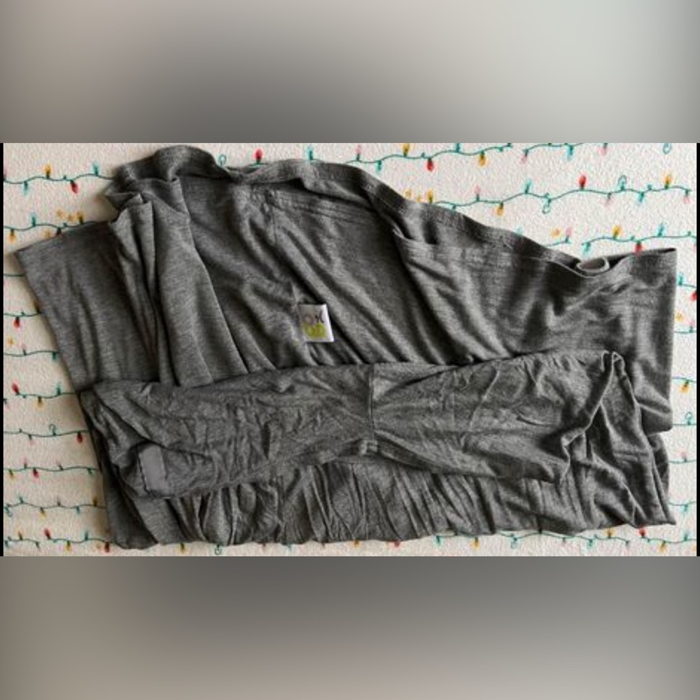 Gray nursing/car seat cover